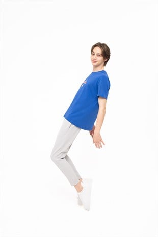 WISH-DO T-SHIRT MAVİ