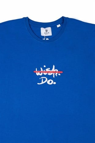 WISH-DO T-SHIRT MAVİ