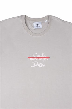 WISH-DO T-SHIRT GRİ