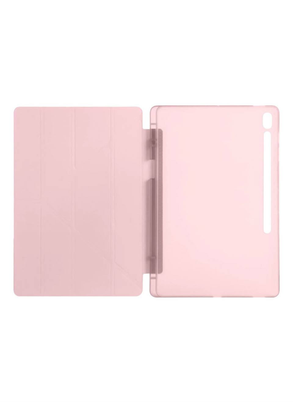HopCase iPad Pro 11 (2024) Kılıf Kalemlikli Hugo Tablet Kılıfı - Rose Gold