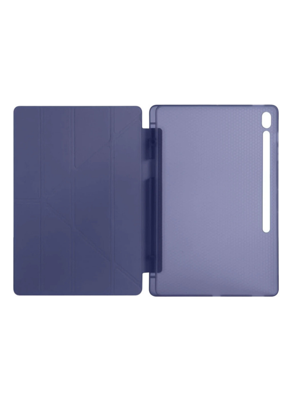 HopCase iPad Pro 11 (2024) Kılıf Kalemlikli Hugo Tablet Kılıfı -Mor