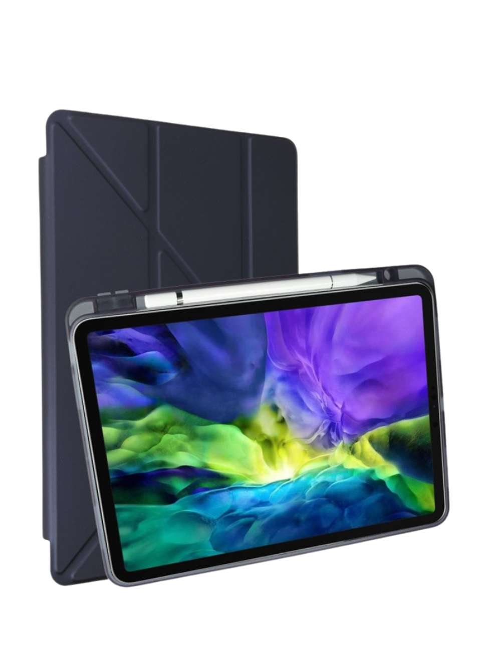 Pulse iPad Air 4 10.9 Kılıf Kalemlikli Mars Tablet Kılıfı - Lacivert