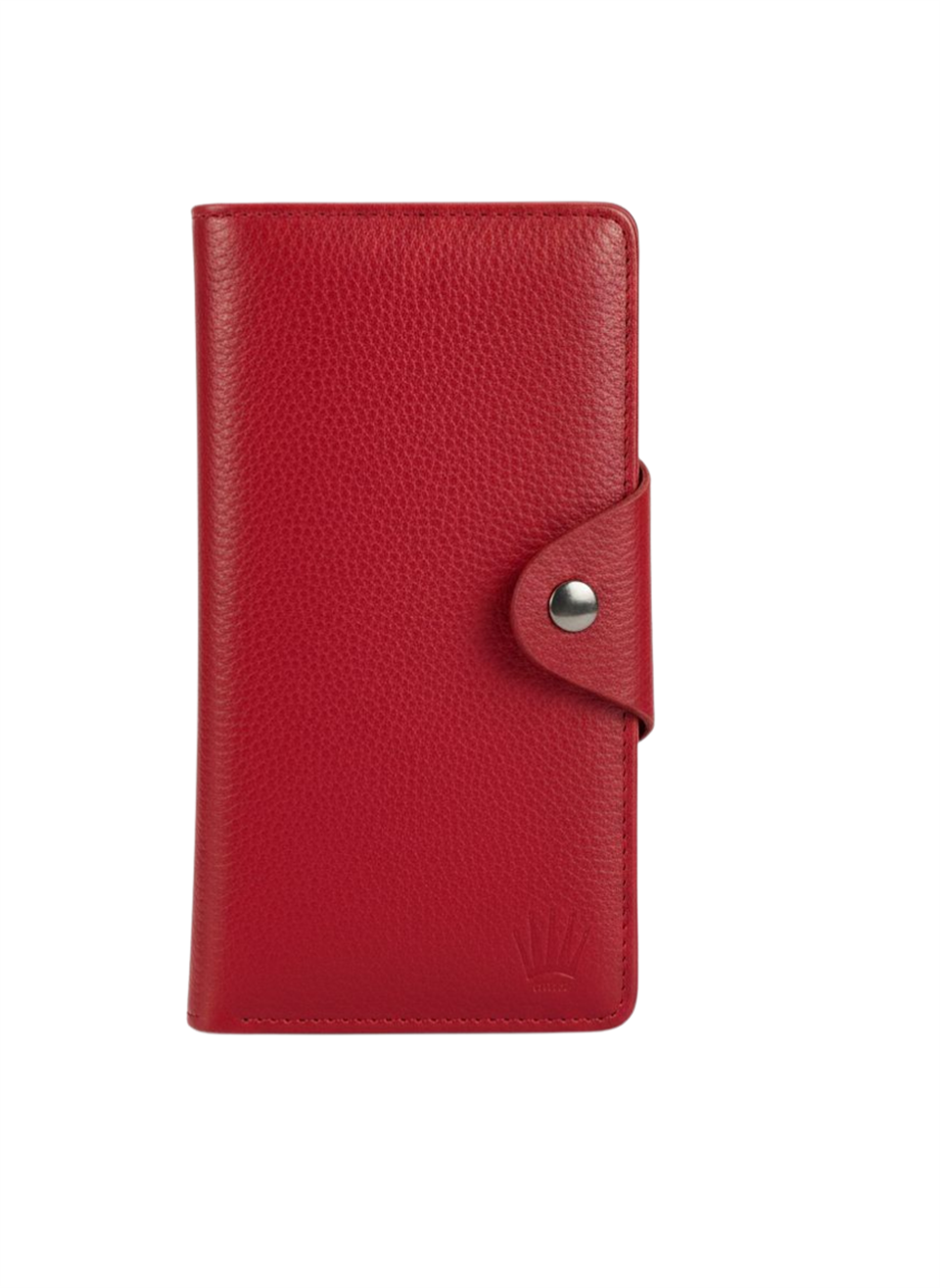 BELT Kırmızı Hakiki Deri Telefon Cüzdanı