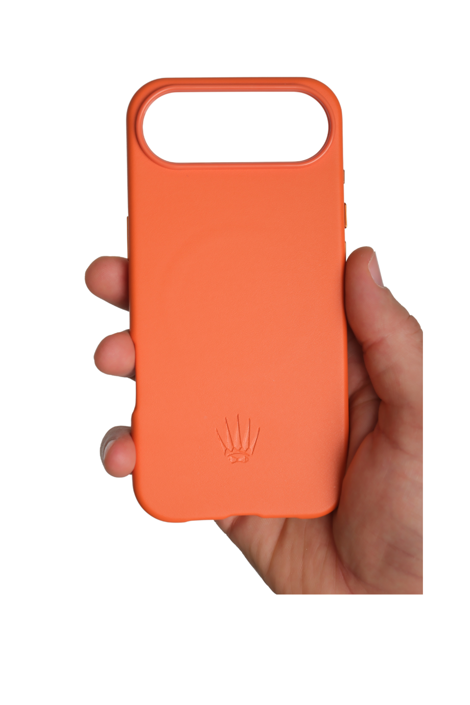 Bexocase Iphone 17 Air Turuncu Manyetik Özellikli Deri Kılıf 