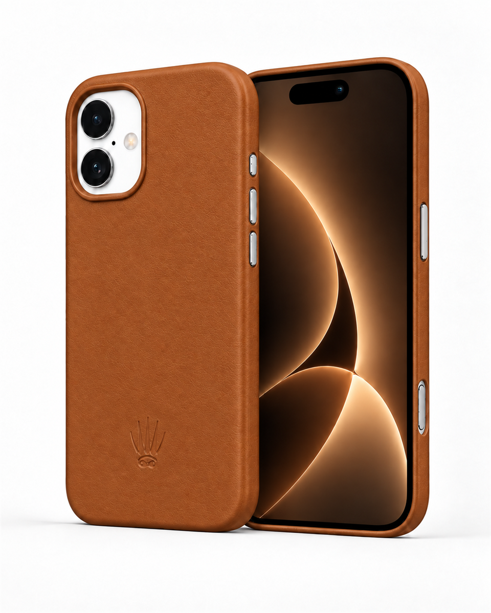 Bexocase Iphone 17 Taba Manyetik Özellikli Deri Kılıf 