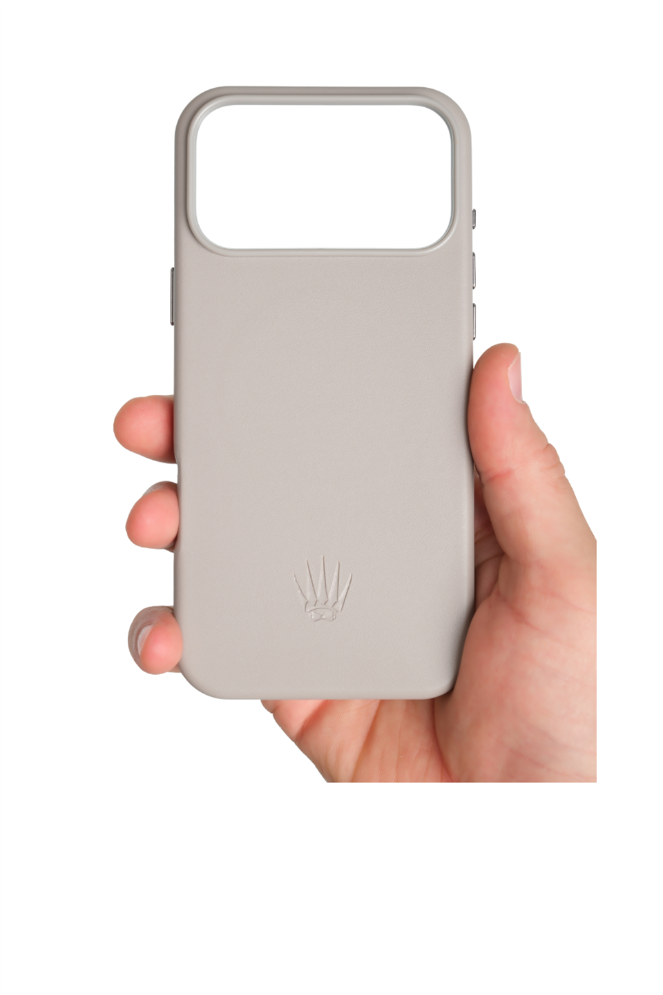 Bexocase Iphone 17 Pro Max Gri Manyetik Özellikli Deri Kılıf 