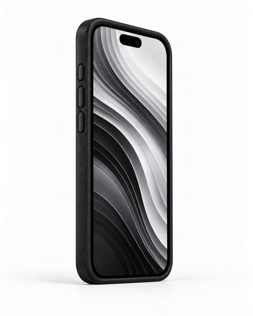 Bexocase Iphone 17 Pro Max Siyah Magsafe Özellikli Deri Kılıf 