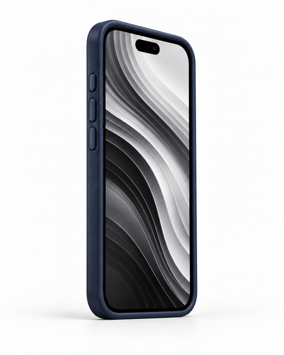 Bexocase Iphone 17 Pro Lacivert Magsafe Özellikli Deri Kılıf 