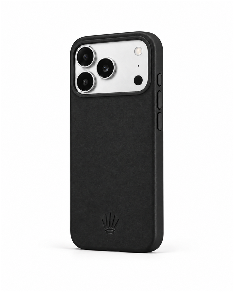 Bexocase Iphone 17 Pro Max Siyah Magsafe Özellikli Deri Kılıf 