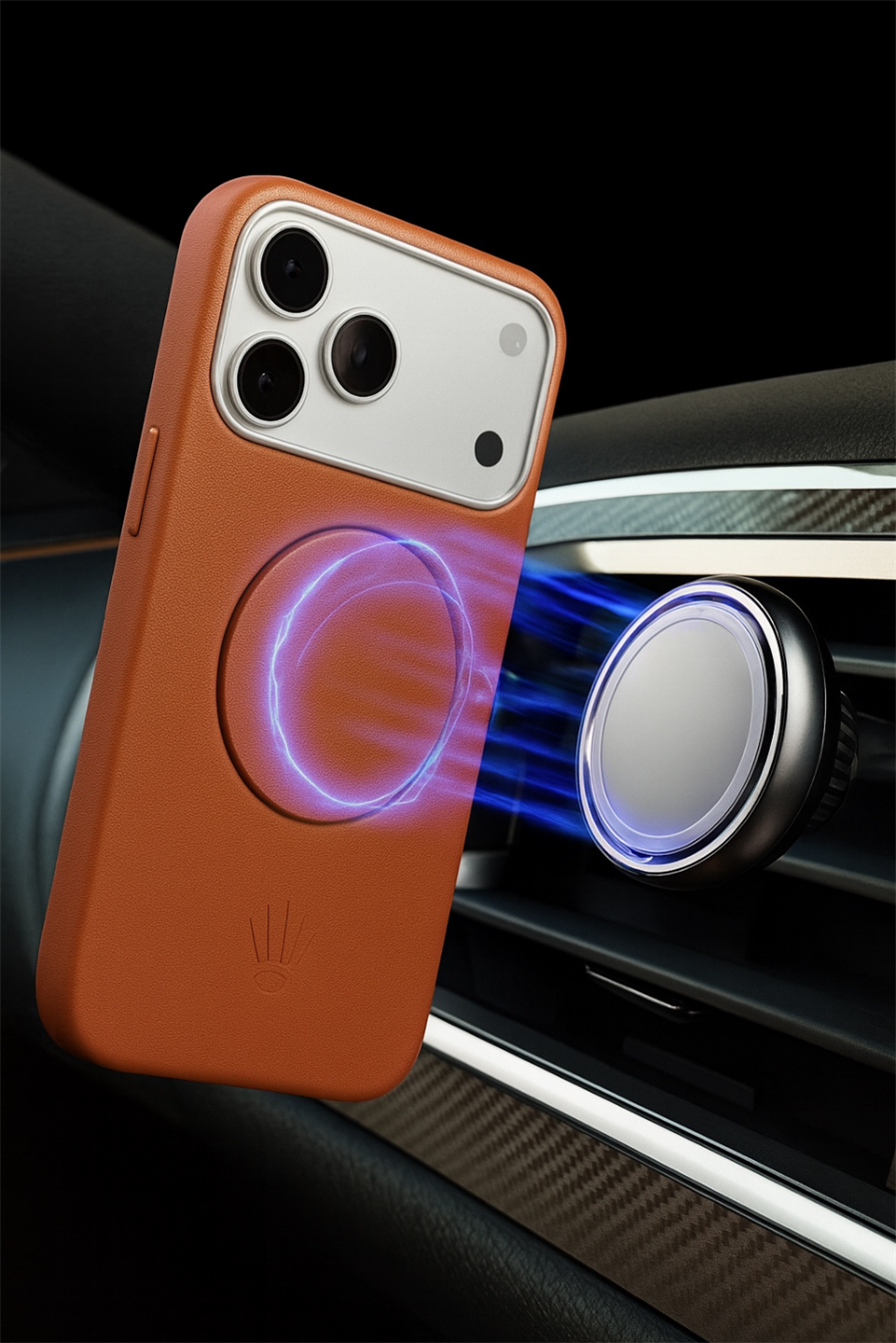 Bexocase Iphone 17 Pro Max Taba Manyetik Özellikli Deri Kılıf 