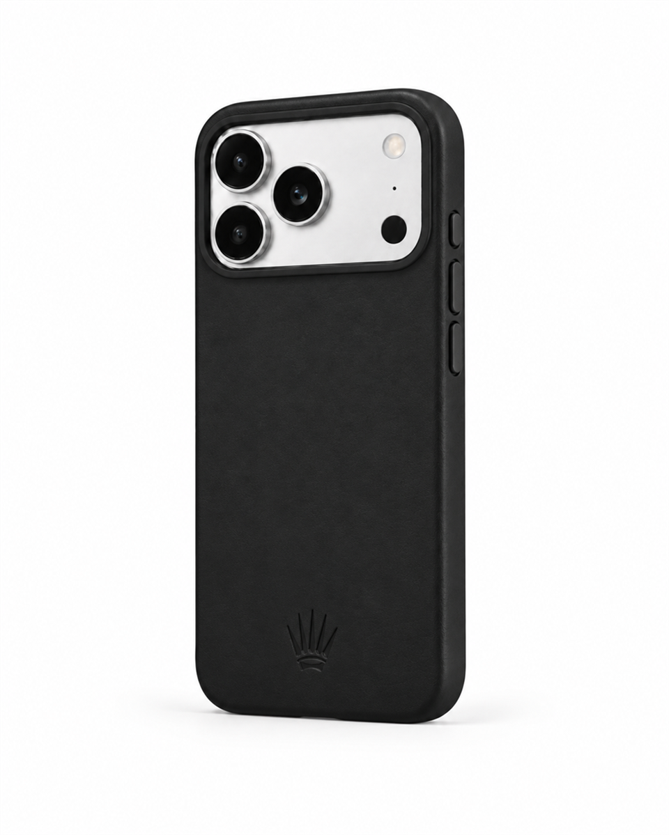 Bexocase Iphone 17 Pro Siyah Magsafe Özellikli Deri Kılıf 