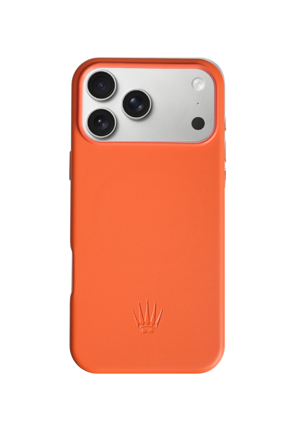 Bexocase Iphone 17 Pro Max Turuncu Manyetik Özellikli Deri Kılıf 