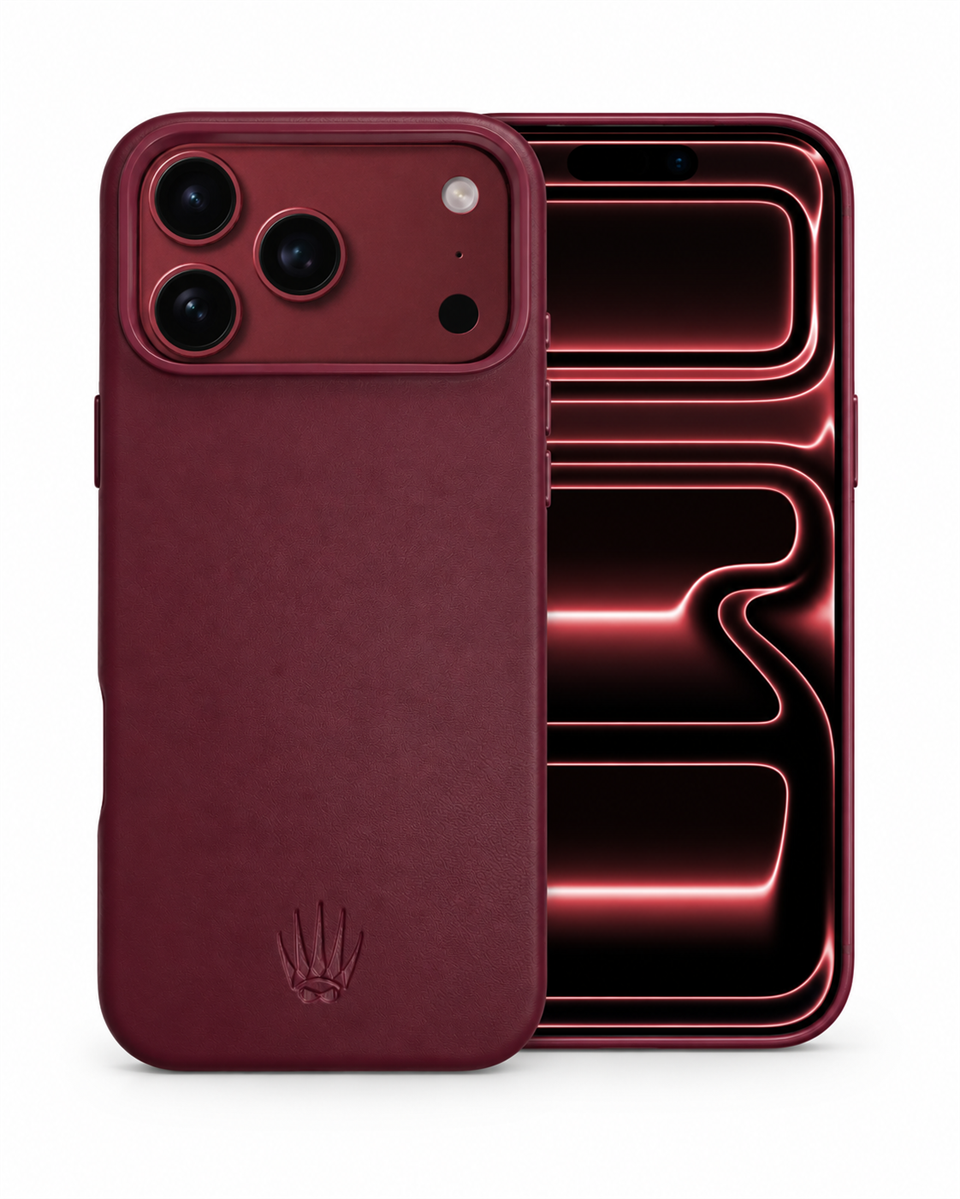 Bexocase Iphone 18 Pro Mürdüm Manyetik Özellikli Deri Kılıf 