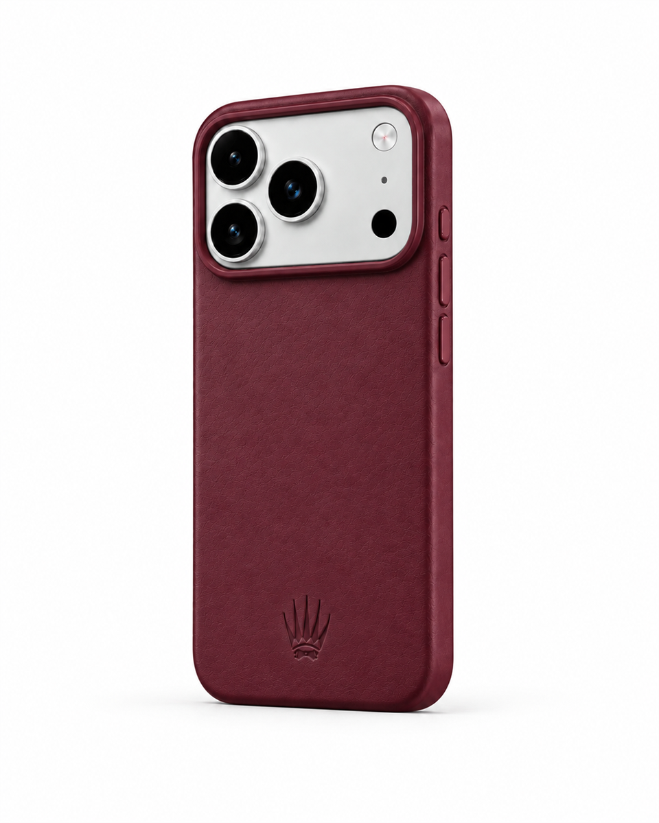 Bexocase Iphone 18 Pro Mürdüm Manyetik Özellikli Deri Kılıf 