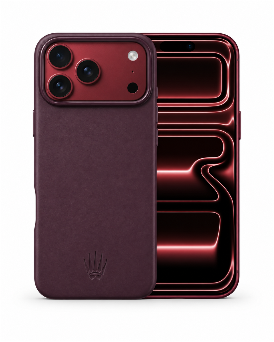 Bexocase Iphone 18 Pro Max Mor Manyetik Özellikli Deri Kılıf 