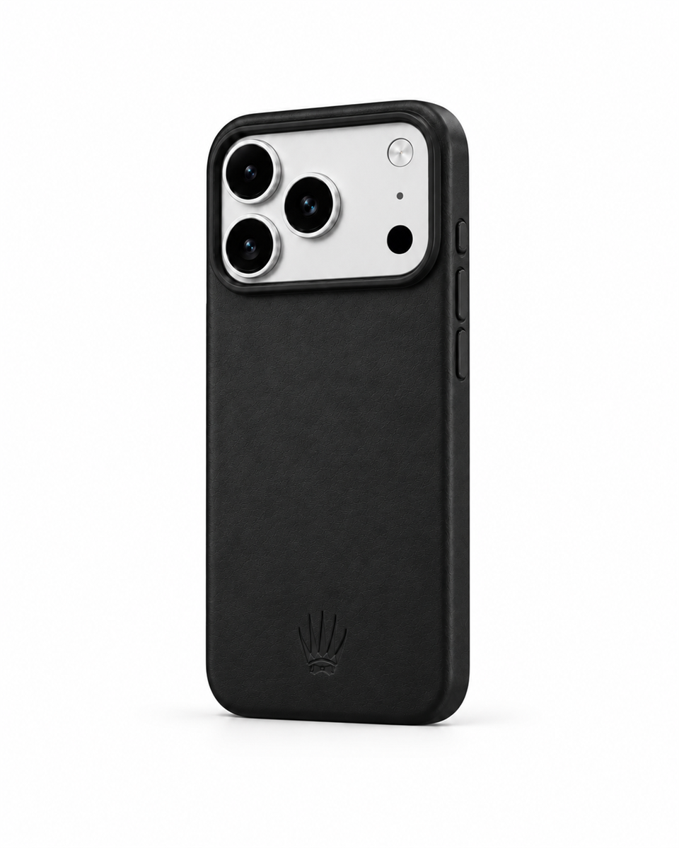 Bexocase Iphone 18 Pro Siyah Manyetik Özellikli Deri Kılıf 