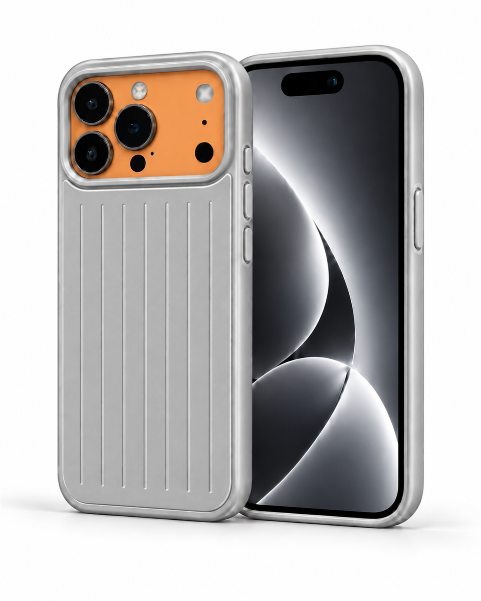 Biocase Iphone 17 Pro Max Gümüş Manyetik Özellikli Kılıf 