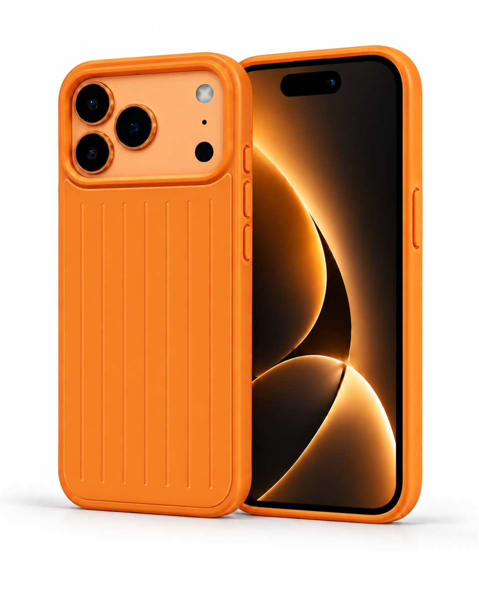 Biocase Iphone 17 Pro Max Turuncu Manyetik Özellikli Kılıf 