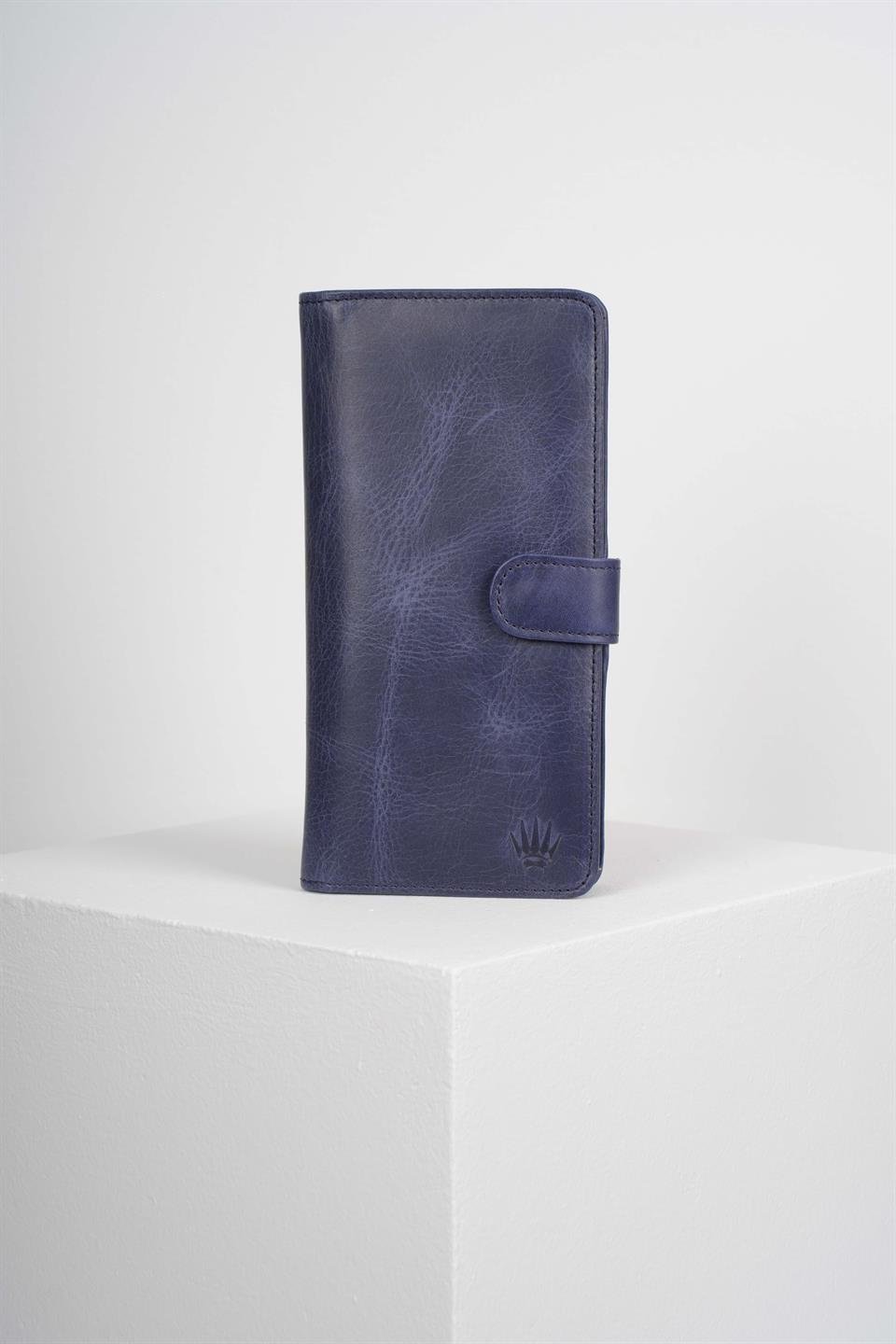 BELT NAVY BLUE PHONE WALLET