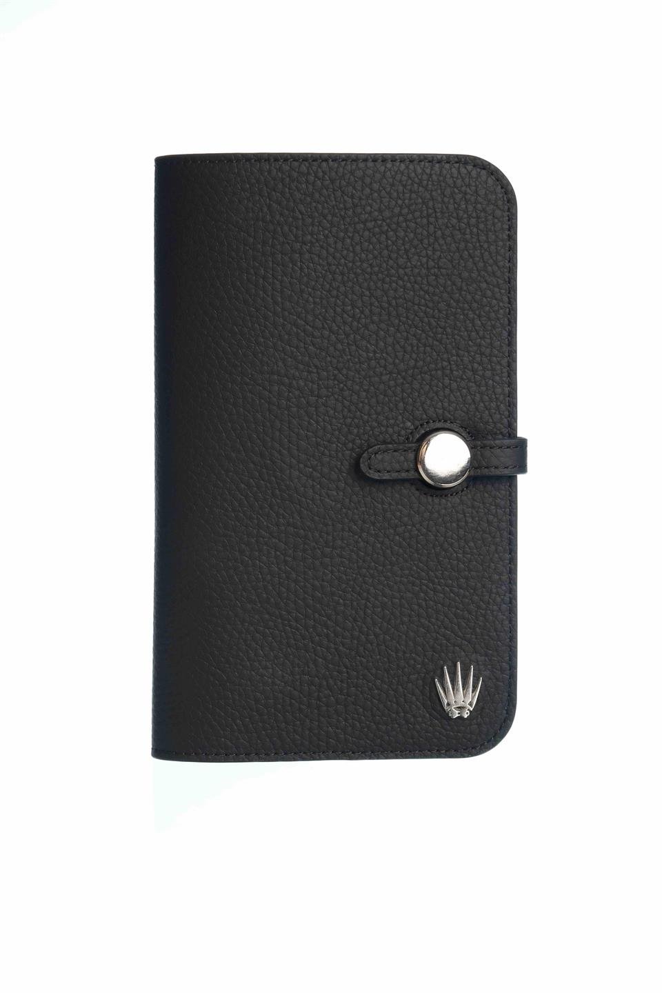 DIONİS SİYAH HAKİKİ DERİ TELEFON CÜZDANI VE KARTLIK