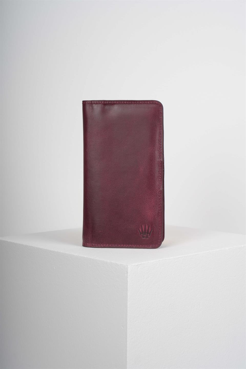 ELEGANT EFEKT BORDO TELEFON CÜZDANI