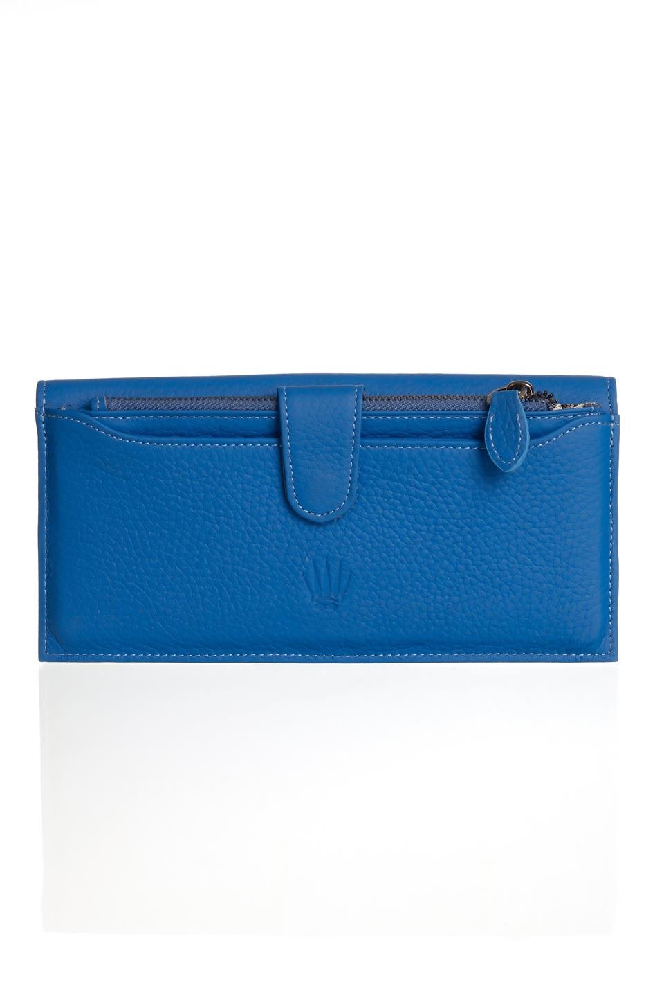 EMPIRE MAVİ HAKİKİ DERİ TELEFON CÜZDANI