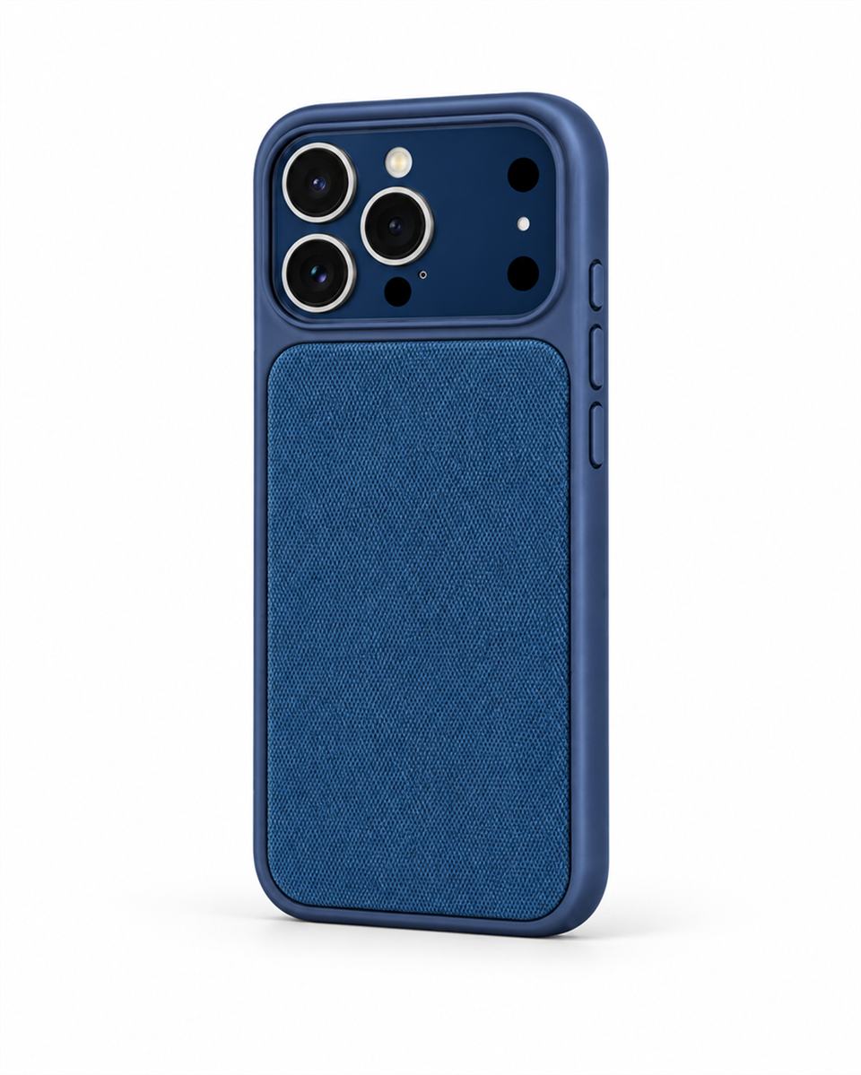 Gridcase Iphone 17pro Lacivert Manyetik Özellikli Deri Kılıf 