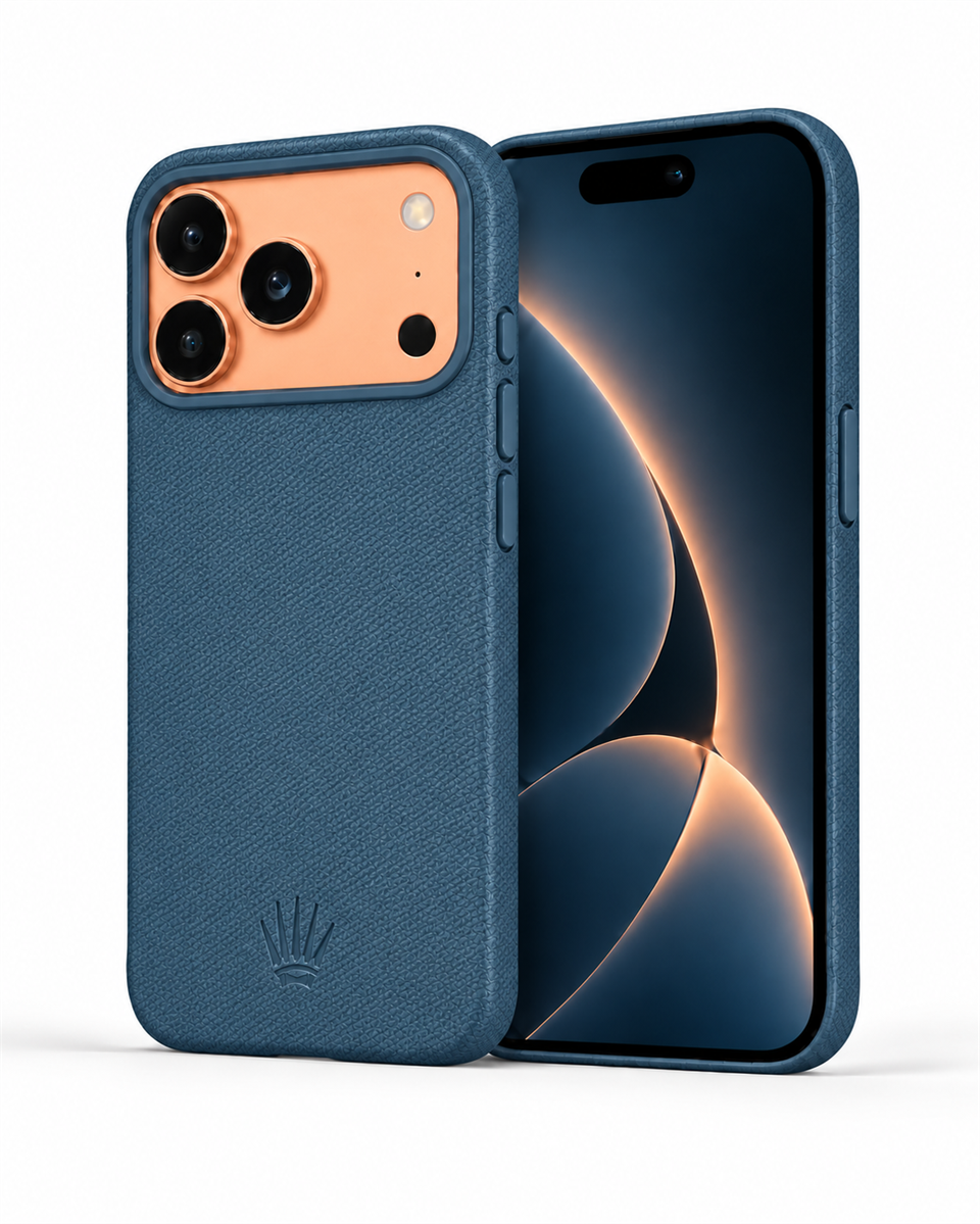 Liora Iphone 17 Pro Lacivert Manyetik Özellikli Deri Kılıf 