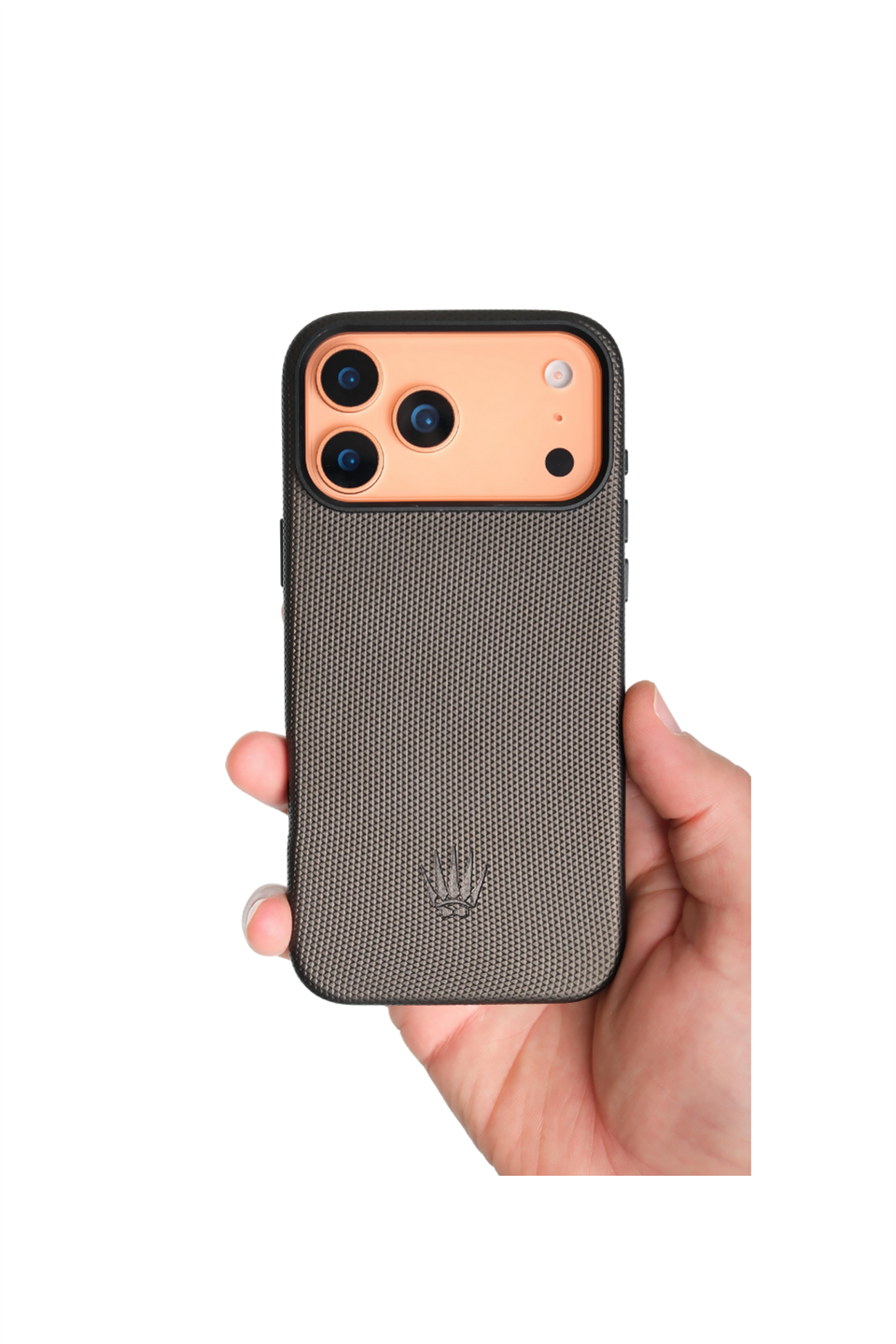 Liora Iphone 17 Pro Max Füme Özellikli Deri Kılıf 