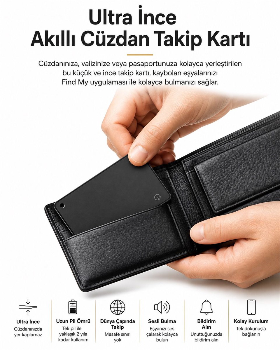 Lociva Bul Uyumlu Akıllı Takip Kartı  