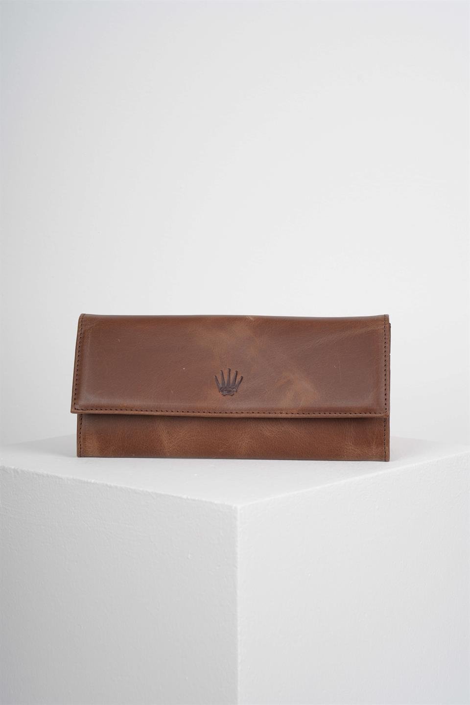 LUKE KAHVE GENUINE LEATHER PHONE WALLET