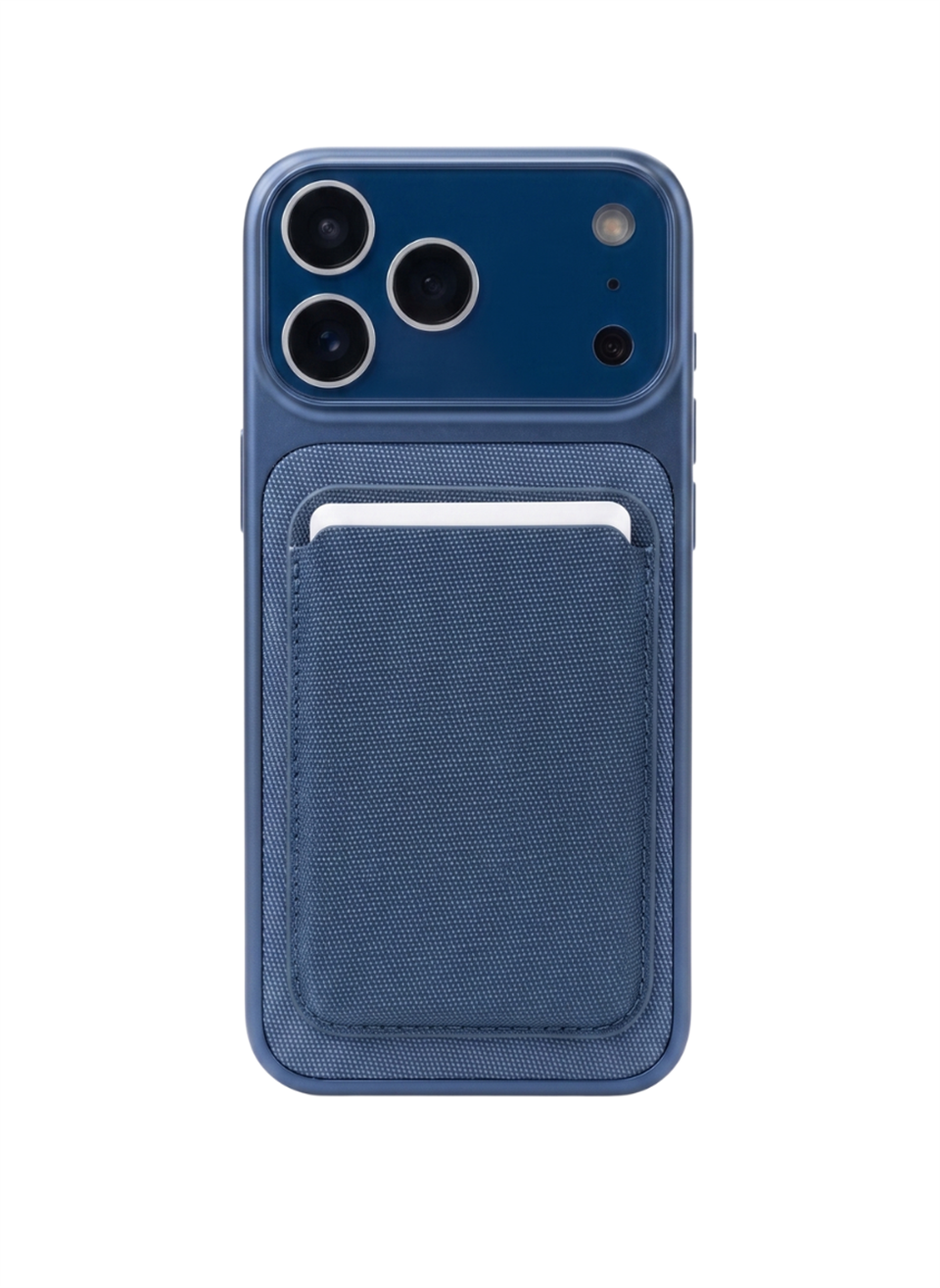 MagWalletCase Iphone 17 Pro Max Lacivert Manyetik Özellikli Deri Kılıf 