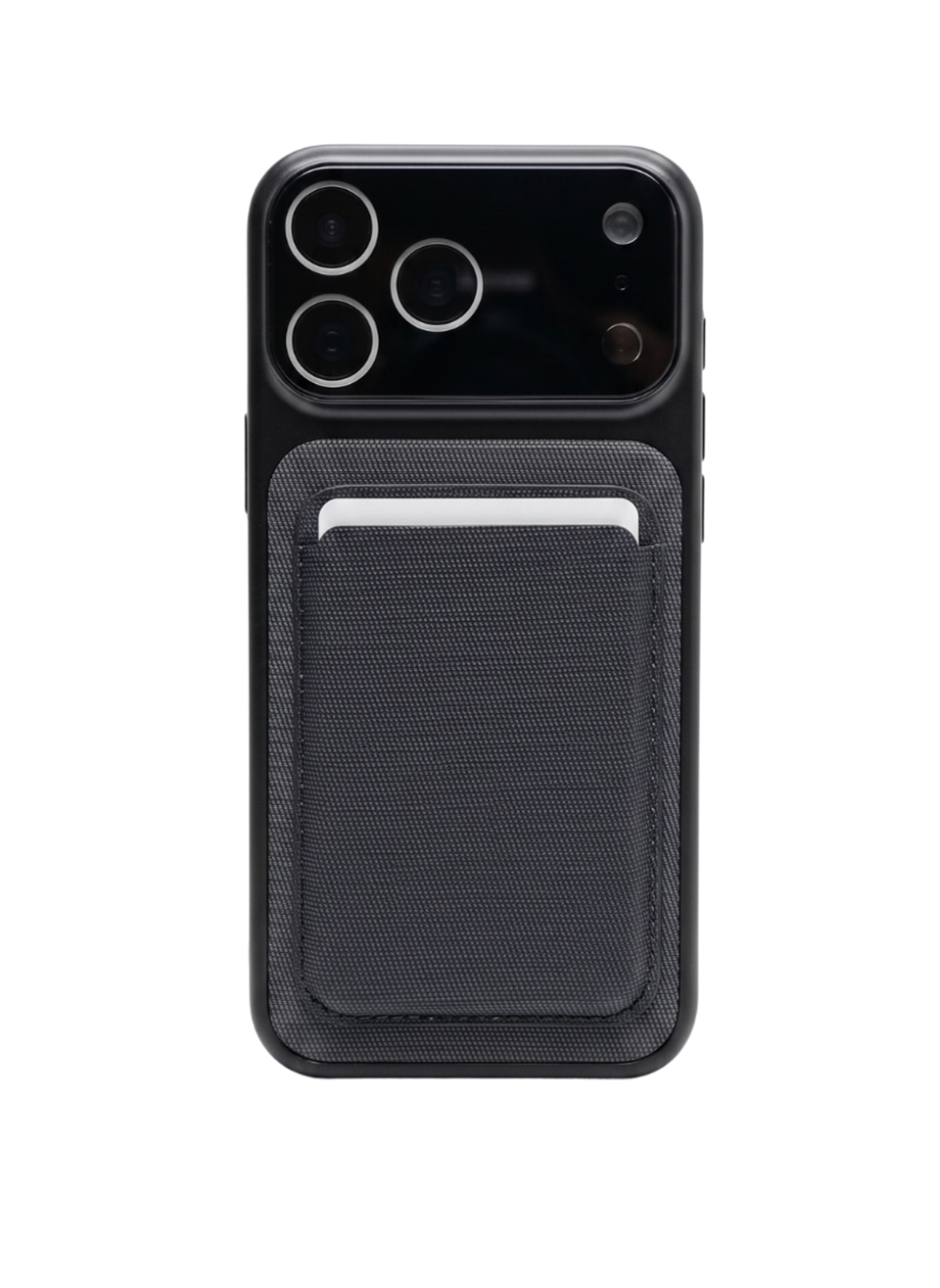 MagWalletCase Iphone 17 Pro Max Siyah Manyetik Özellikli Deri Kılıf 