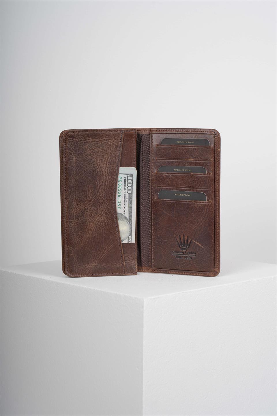 MINI ELEGANT BROWN PHONE WALLET