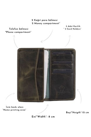MINI ELEGANT GREEN PHONE WALLET