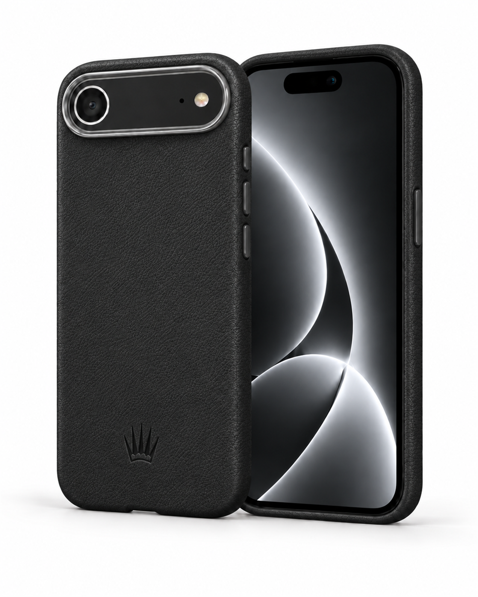 MonoCase Iphone 17 Air Siyah Manyetik Özellikli Deri Kılıf 