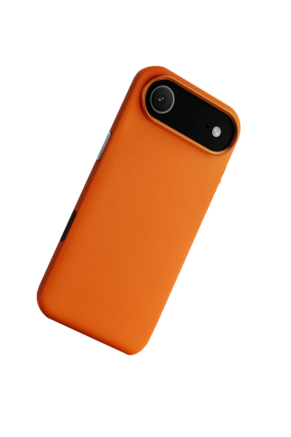 MonoCase Iphone 17 Air Turuncu Manyetik Özellikli Deri Kılıf 