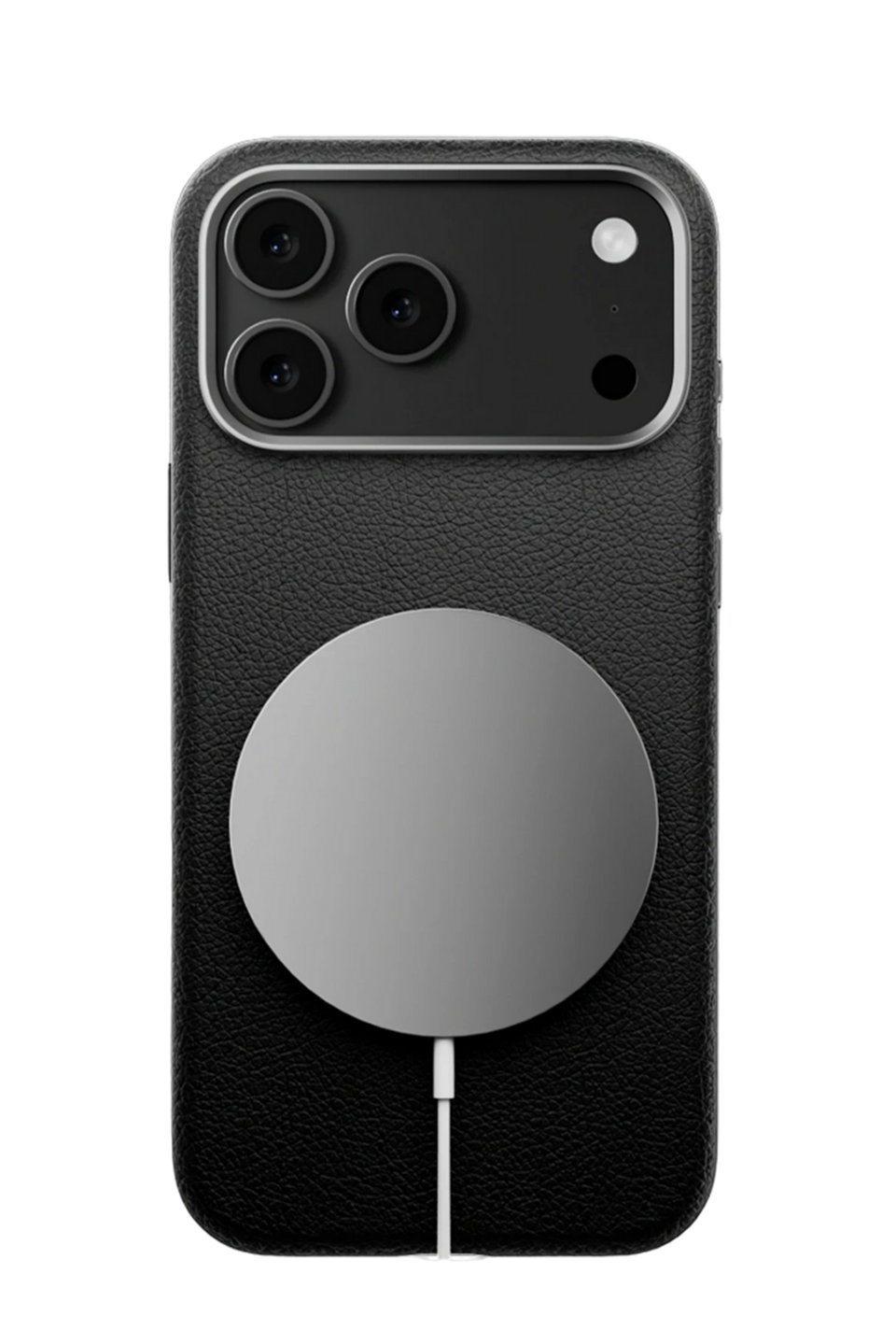 MonoCase Iphone 17 Pro Siyah Manyetik Özellikli Deri Kılıf 