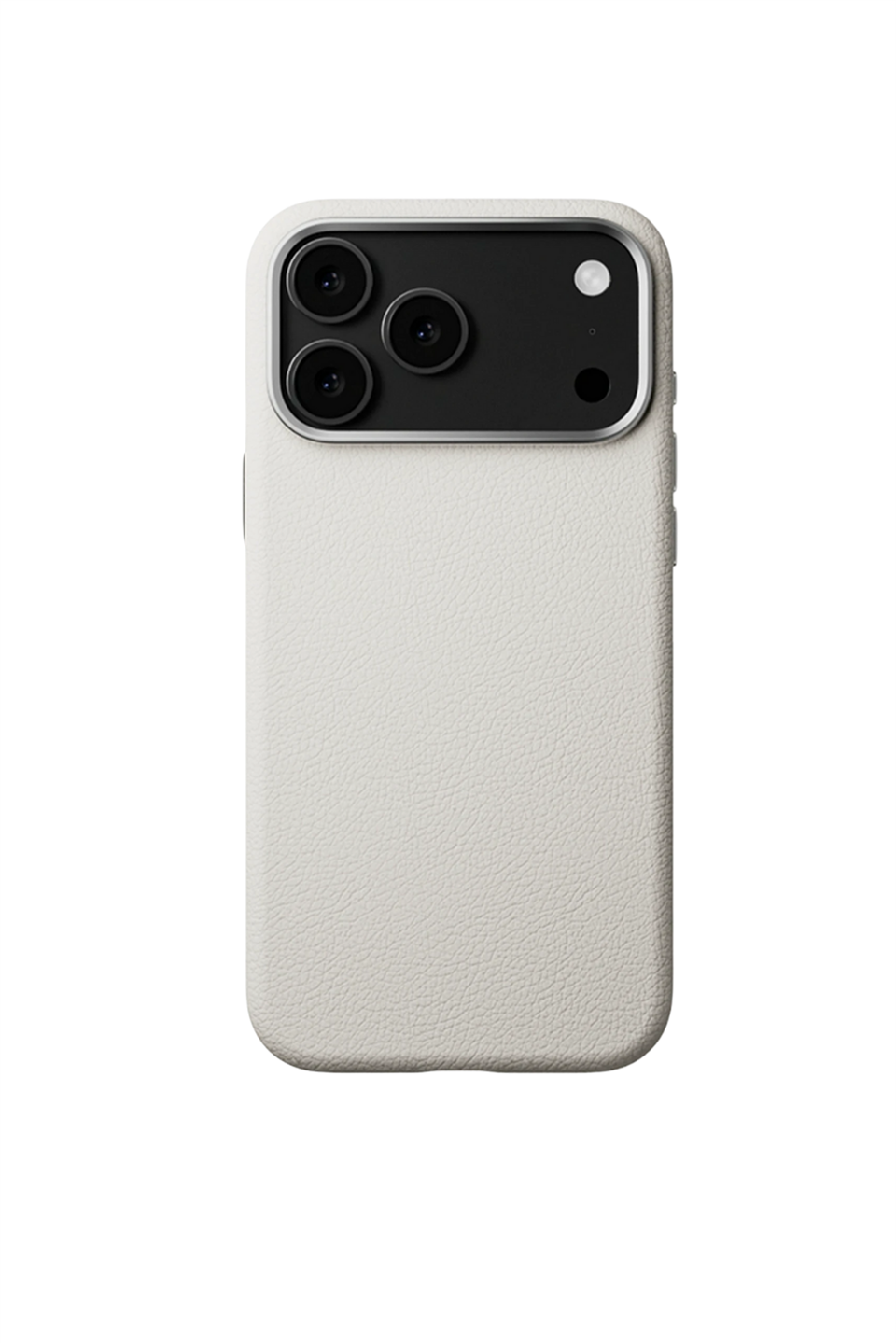 MonoCase Iphone 17 Pro Max Beyaz Manyetik Özellikli Deri Kılıf 