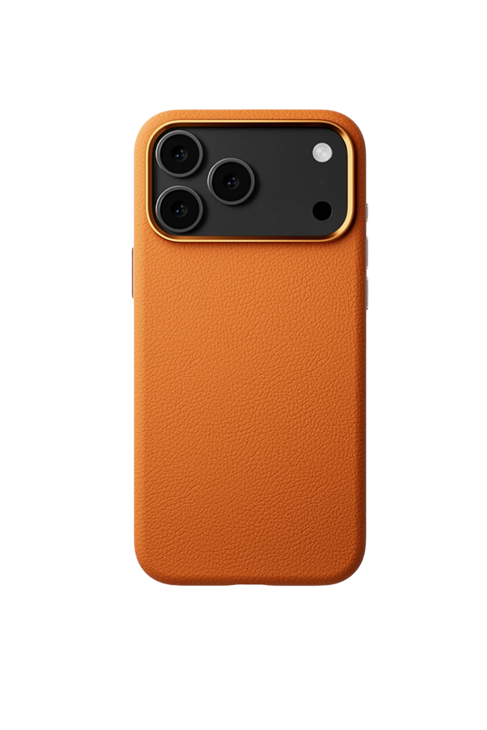 MonoCase Iphone 17 Pro Turuncu Manyetik Özellikli Deri Kılıf 