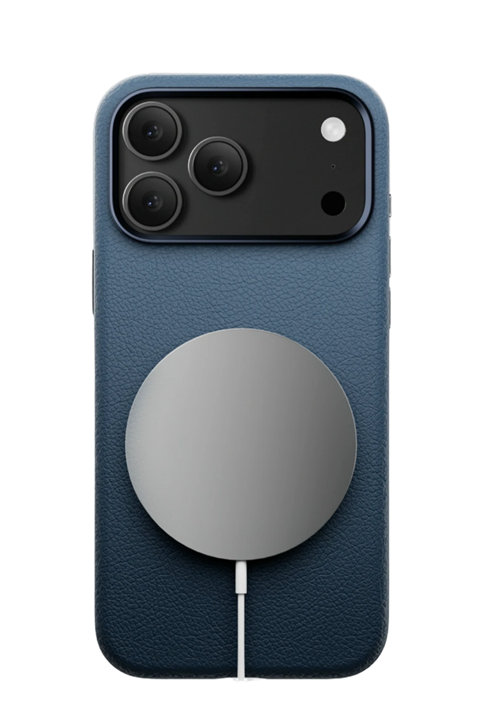 MonoCase Iphone 17 Pro Lacivert Manyetik Özellikli Deri Kılıf 