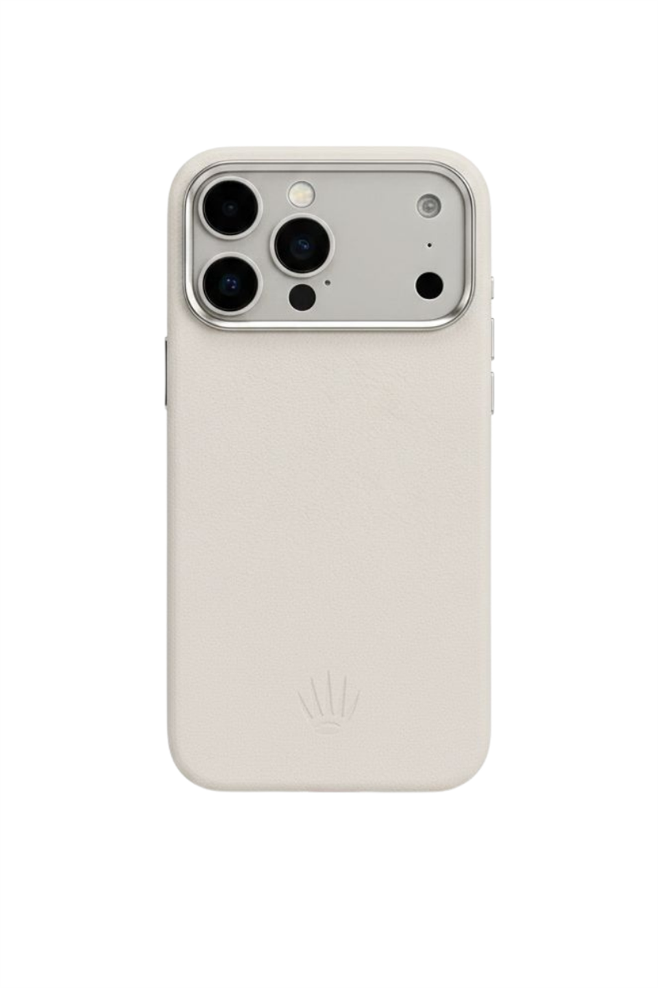 MonoCase Iphone 17 Pro Beyaz Manyetik Özellikli Deri Kılıf 