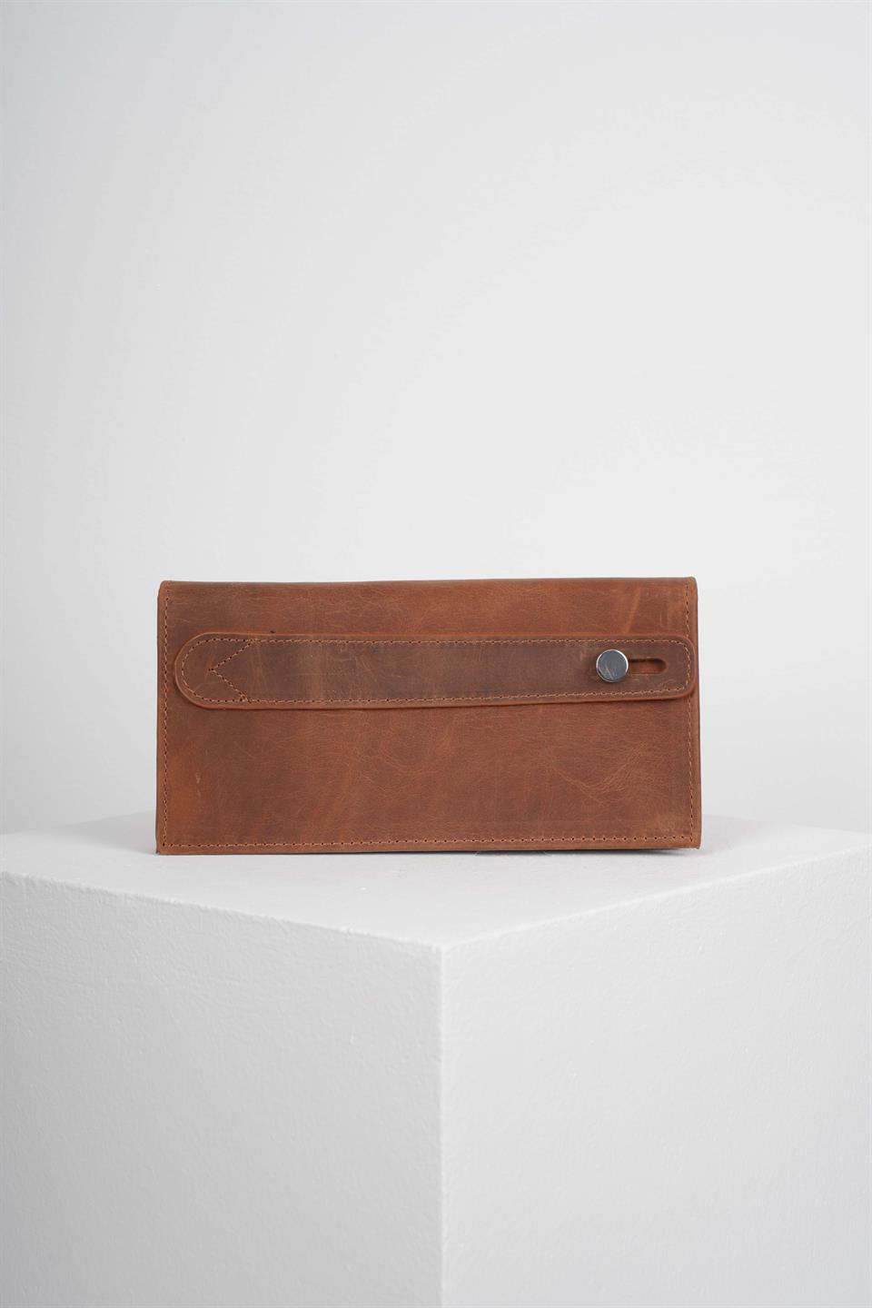 PARIS CRAZY TABA HAKİKİ DERİ TELEFON CÜZDANI