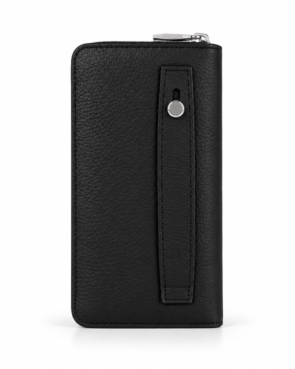 TOKYO FLOTER BLACK HAKİKİ DERİ TELEFON CÜZDANI
