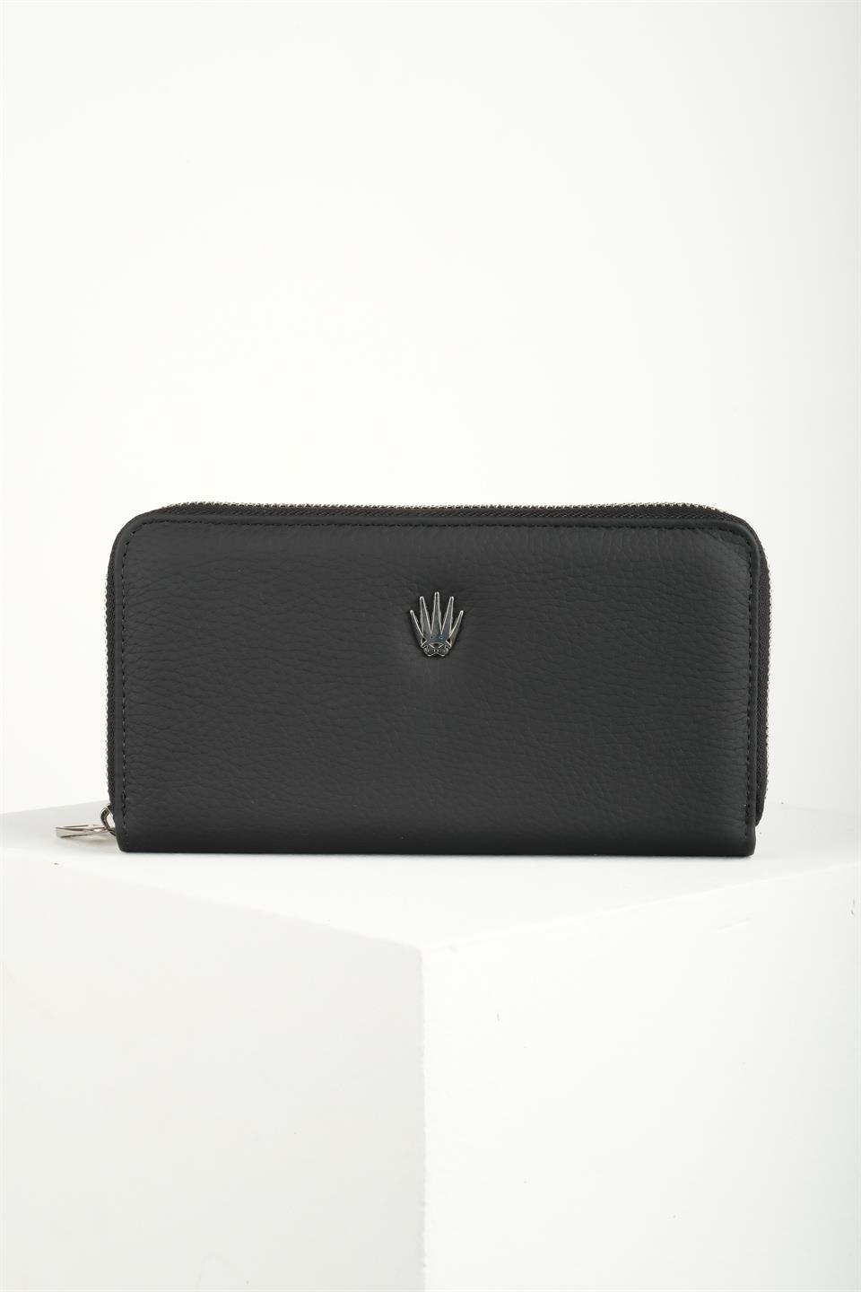 TOKYO FLOTER BLACK HAKİKİ DERİ TELEFON CÜZDANI