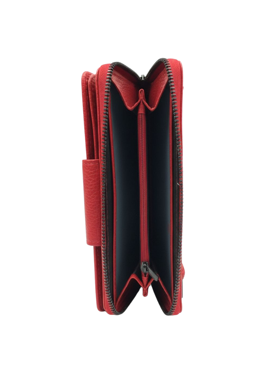 Tvin Kırmızı HAKİKİ DERİ  TELEFON CÜZDANI