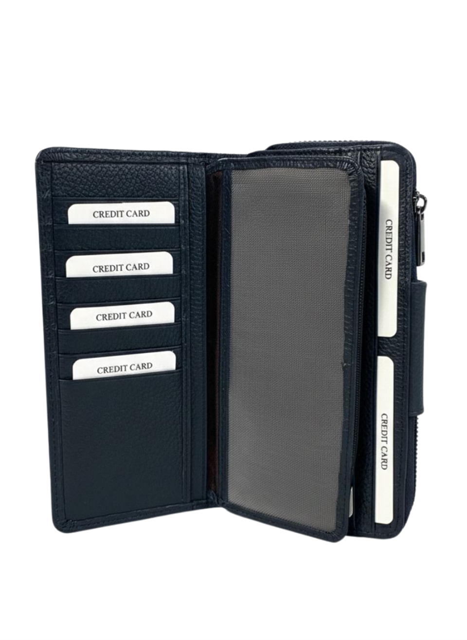 Tvin Lacivert  HAKİKİ DERİ  TELEFON CÜZDANI