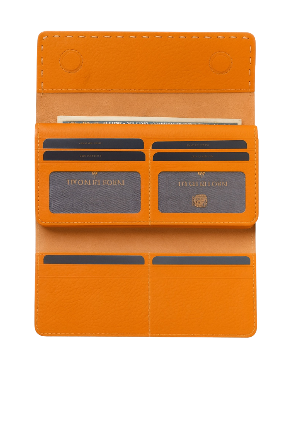 Valencia turuncu telefon cüzdanı