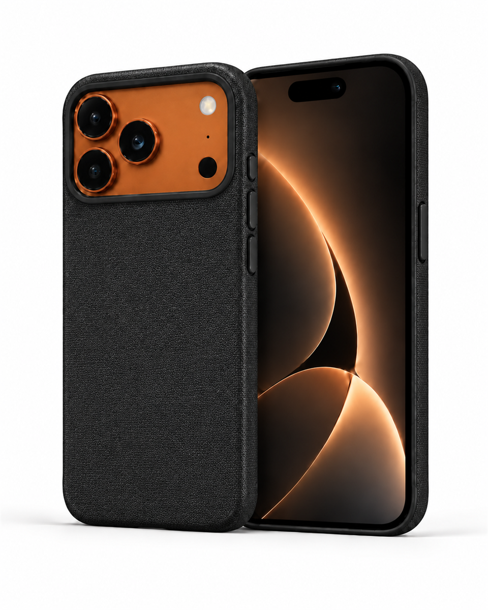 Vitocase Iphone 17 Promax Siyah Manyetik Özellikli Deri Kılıf 