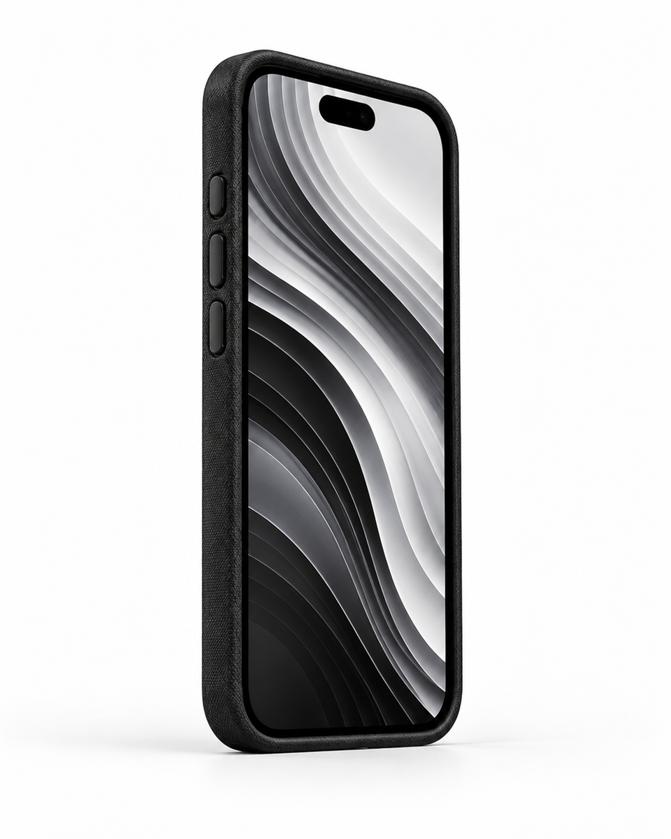 Vitocase Iphone 17 Pro Siyah Manyetik Özellikli Deri Kılıf 